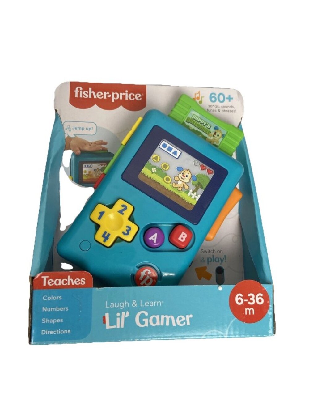 Fisher-Price Laugh & Learn Lil’ Gamer Educational Musical Activity Toy for Baby